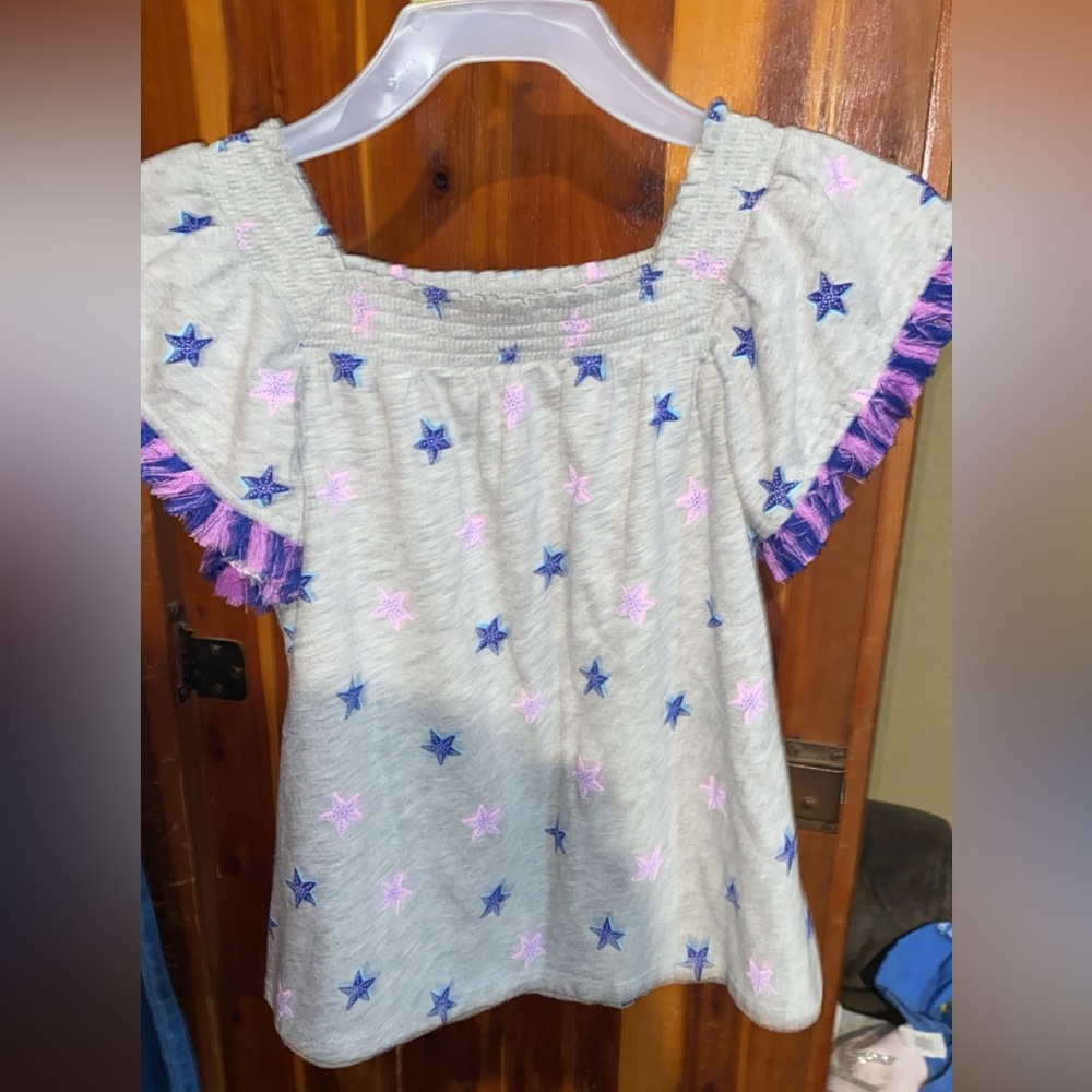 Beachy Startfish Girls Blouse🩶
